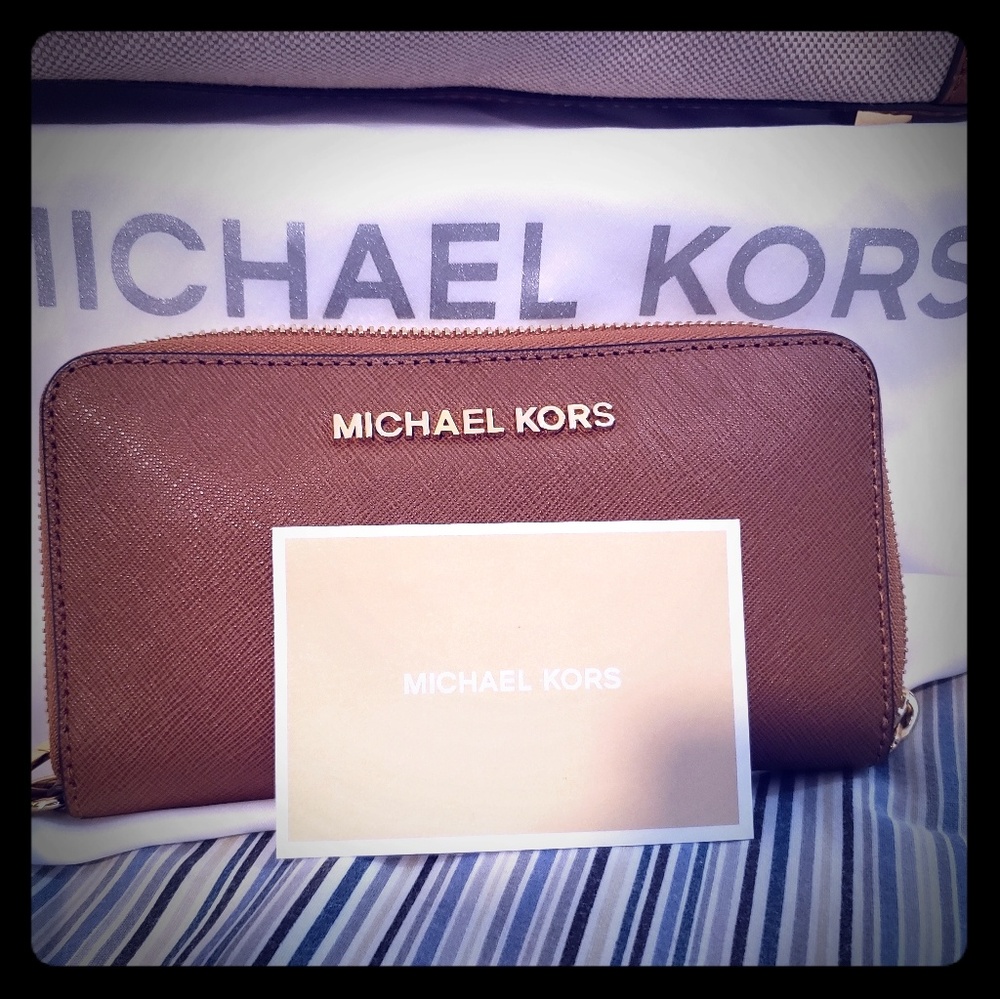 For Sale: Authentic Michael Kors brown wallet